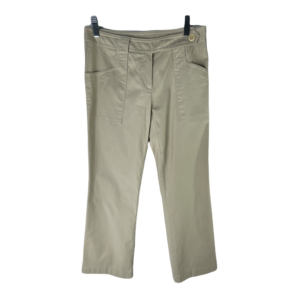 Trina Turk Khaki Mid Rise  Dress Pants Size 4
